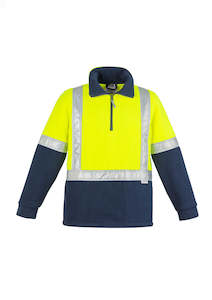 Clothing manufacturing: ZT462 - Syzmik - Hi Vis Fleece Jumper - Shoulder Taped