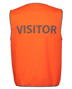 Clothing manufacturing: 6HVS7 - JB's Wear - Hi-Vis Safety Vest - Visitor