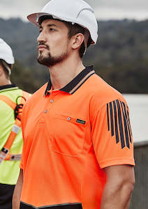 ZH315 - Syzmik - Mens Hi Vis Flux S/S Polo