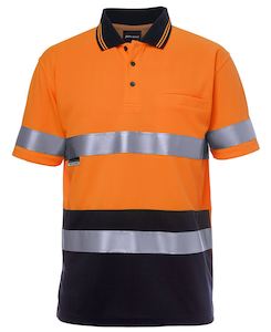 6HVST - JB's Wear - Hi-Vis Traditional Taped Short sleeve Polo