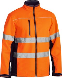 BJ6059T - Bisley - Hi-Vis Taped Softshell Jacket