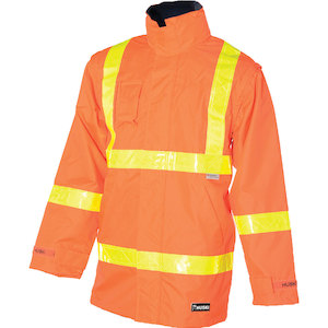 Clothing manufacturing: K8155 - Portwest - Huski Roads 2-in-1 Jacket (Converts to vest)