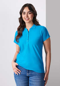 P400LS - Biz Collection - Ladies Crew Polo - 210gsm - Poly/Cotton - short sleeve