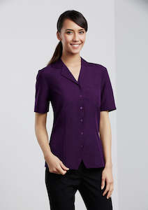 S265LS - Biz Collection - Oasis Ladies Plain Overblouse