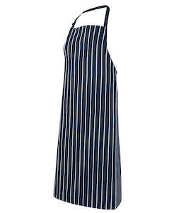 5BSNP - JB's Wear - Bib Striped Apron without Pocket