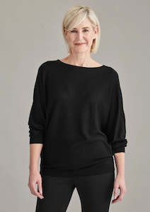 Clothing manufacturing: RSW370L - Biz Corporates - Skye Womens Batwing Sweater Top