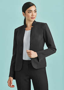 Clothing manufacturing: 60113 - Biz Corporates - Womens Cool Stretch Short Jacket with Reverse Lapel