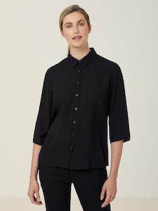 Clothing manufacturing: CATUKZ - NNT - Georgie 3/4 Sleeve Pleat Back Shirt