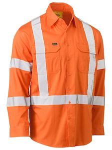 BS6166XT - Bisley - TTMC X Taped Hi-Vis Drill Shirt