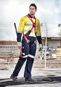 Clothing manufacturing: ZC804 - Syzmik - Hi-Vis Men's Rugged Cooling Taped Overall (Day/Night)