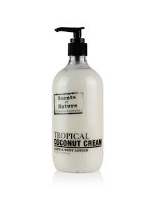 Scents of Nature - Tropical Coconut Cream - Hand & Body Lotion 500ml