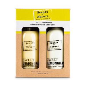 Scents of Nature - Sweet Lemongrass Wash & Lotion Set 500ml x 2