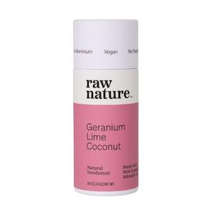 Raw Nature - NATURAL DEODORANT - GERANIUM + LIME