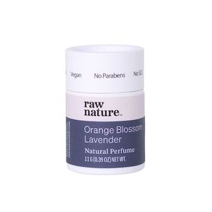 Cosmetic: Raw Nature - Orange Blossom + Lavender Perfume