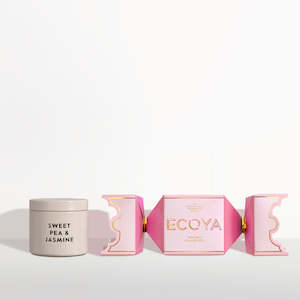 Ecoya - Sweet Pea & Jasmine Tin Candle Bon Bon Holiday Collection