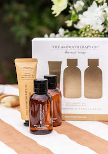 The Aromatherapy Co -Therapy Mini Bodycare Trio Set - Cinnamon & Vanilla Bean