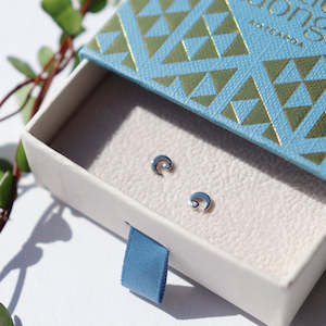 Little Taonga - Marama  Petite Studs - Silver