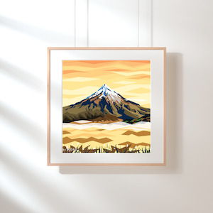 Art: Mt Taranaki Sunrise