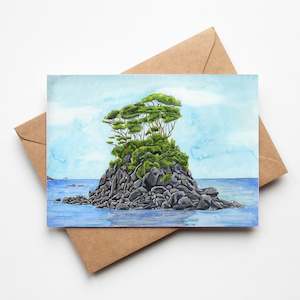 Abel Tasman Rocks Greeting Card