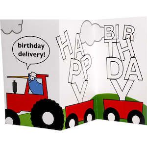 Books: Birthday Delivery Greeting Card