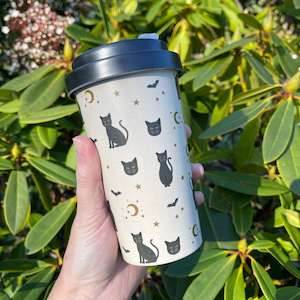 Cats: Cats n Bats Bamboo Eco Travel Mug