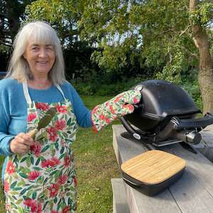 Pōhutukawa Print Cooking Apron