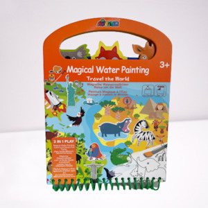 Magical Water Painting Activity Book - Travel The World