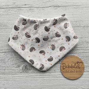 Bibbles Baby Bib - Hedgehog