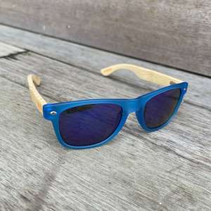 Moana Road Sunglasses - Blue with reflective lens