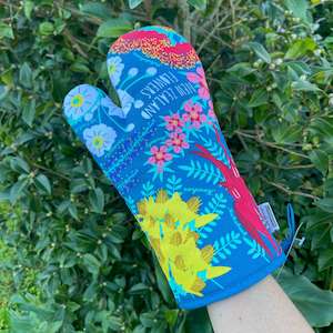 NZ Flowers Oven Mitt