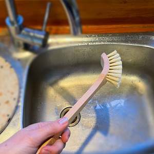 Kitchen: Good Change Wooden Dish Brush