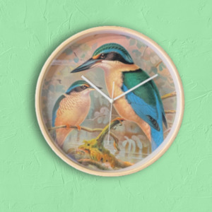 Decor: Kingfisher Clock