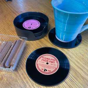 Kiwi Record Coasters