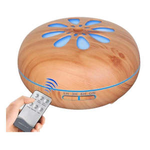 Decor: Ultrasonic Aroma Diffuser - Natural Wood