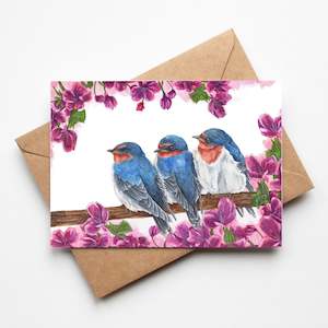 Ballad of the Swallows Greeting Card