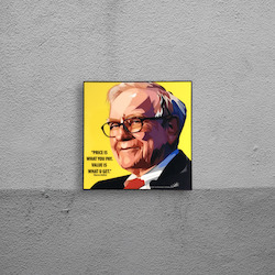 Hobby equipment and supply: Warren Buffett Pop Art [Small]