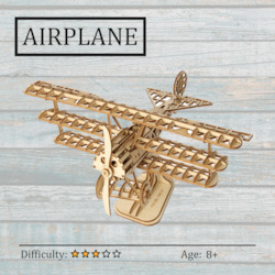 Airplane 3D Wooden Puzzle