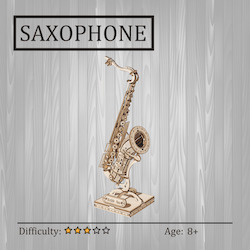 Saxophone 3D Wooden Puzzle