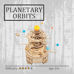 Planetary Orbits 3D Wooden Puzzle