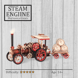 Steam Engine 3D Wooden Puzzle