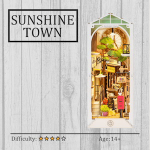 Sunshine Town DIY Book Nook 3D Wooden Puzzle