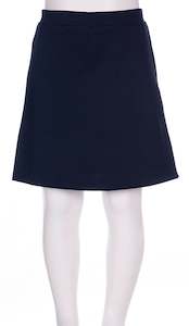 School Skort - Navy