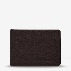 Status Anxiety Jonah Wallet - Chocolate