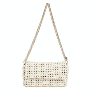 Saben Milla Shoulder Bag - Sand Fine Braid