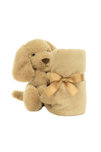 Jellycat Bashful Toffee Puppy Soother Beige 13x34x34cm