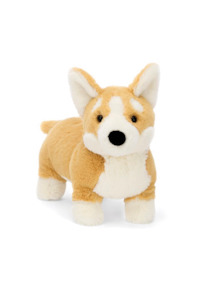 JELLYCAT BETTY CORGI BROWN & WHITE 8X26X18CM