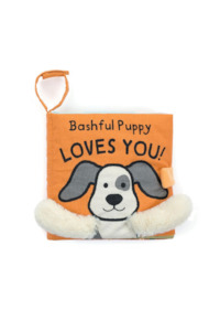 Books: Jellycat Bashful Puppy Loves You Book 5x16x15cm