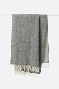 Citta Wool Throw - Grey 130x180cm