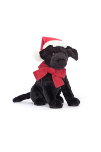 Jellycat Winter Warmer Pippa Black Labrador Black 15x8x22cm