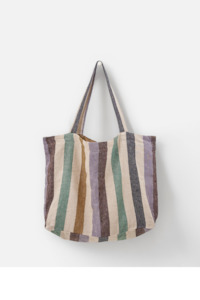 Citta Marra Striped Market Bag - Multi OS 60x13x40cm